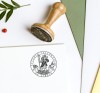 Autorinis Vardinis Antspaudas Ex libris Šv. Kristoforas (E-5077)