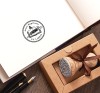 Feather Pen Ink Book Stamp (E-5009)