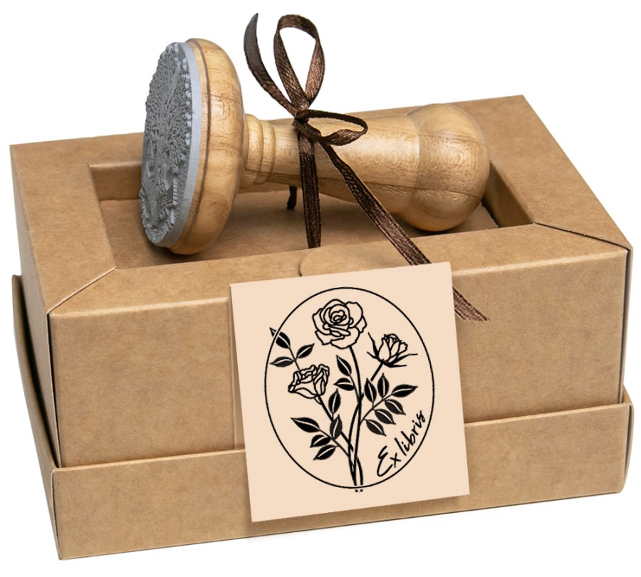 Ex libris Antspaudas Rožės (R-3006)