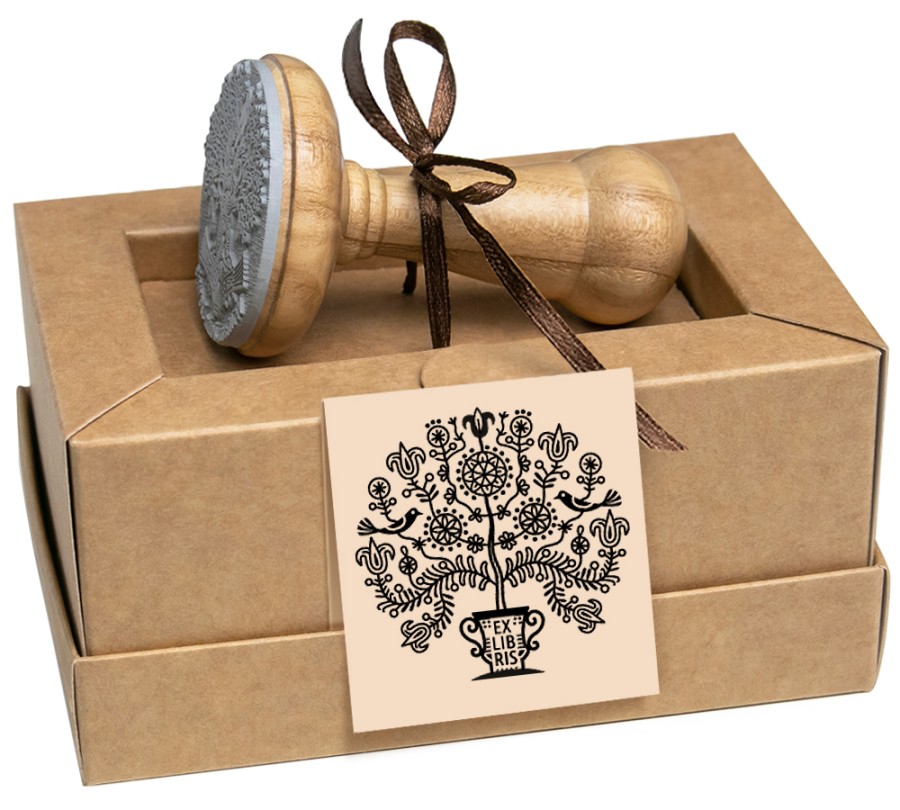 Ex libris Antspaudas Gyvybės Medis (R-4004e)