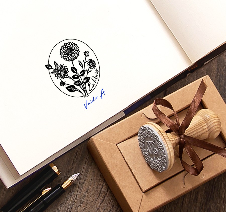 Ex libris Antspaudas Jurginai (R-3014)