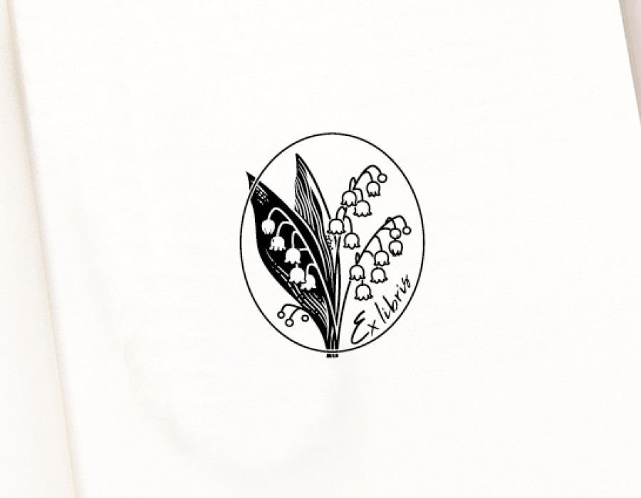 Ex libris Antspaudas su Pakalnutėmis (R-3005)