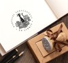 Vardinis Antspaudas Ex libris su Katinu (E-5006)
