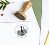 Vardinis Antspaudas Ex libris su Katinu (E-5006)