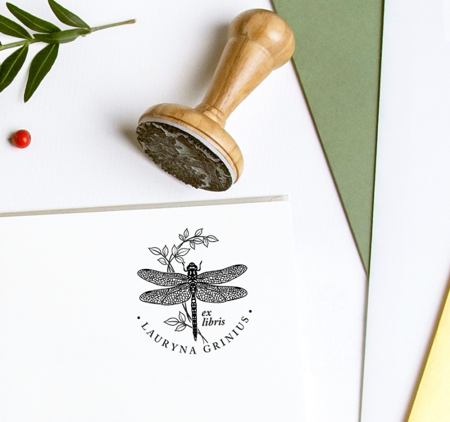 Vardinis Ex libris Antspaudas su Laumžirgiu (E-5040)