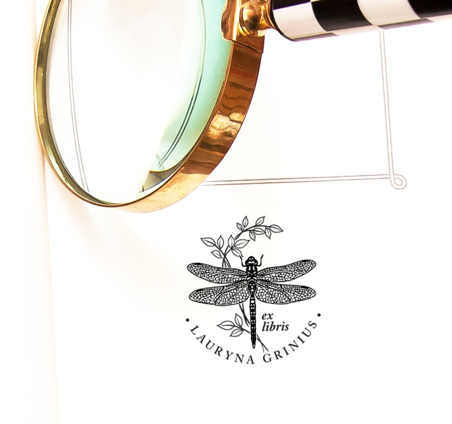 Vardinis Ex libris Antspaudas su Laumžirgiu (E-5040)