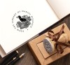 Vardinis Ex libris Antspaudas su Šuniu Taksu (E-5016)